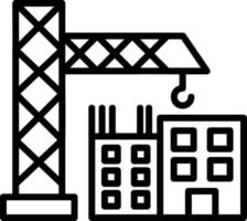 Construction Site Vector Icon Design