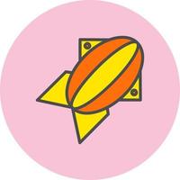 Blimp Vector Icon