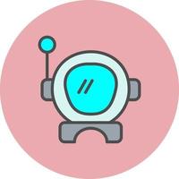 Astronaut Helmet Vector Icon