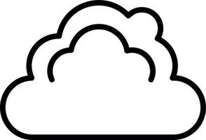 diseño de icono de vector de nube