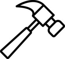 Hammer Vector Icon Design