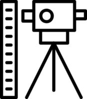 Theodolite Vector Icon Design