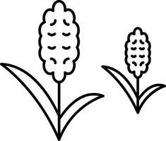 Hyacinth Vector Icon Design