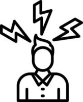 Headache Vector Icon Design