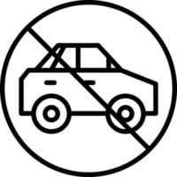 No Travelling Vector Icon Design