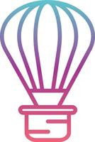 Hot Air Balloon Vector Icon