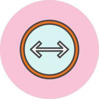 Left Right Arrow Vector Icon