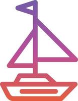 Boat Vector Icon Design