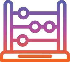 Abacus Vector Icon Design
