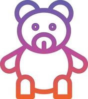 Teddy Vector Icon Design