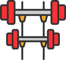 diseño de icono de vector de gimnasio