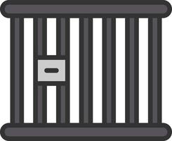 Prison Cell Vector Icon Design