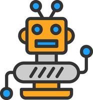 Robot Vector Icon Design