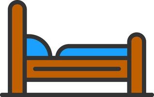 Bed Vector Icon Design