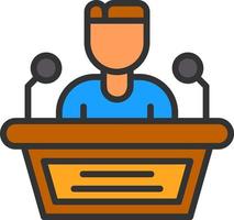 Conference Vector Icon Design