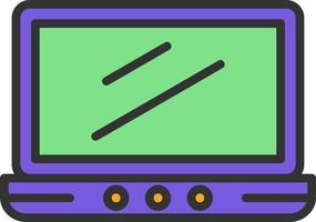 Laptop Vector Icon Design