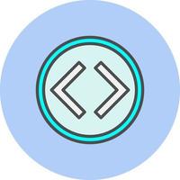 Left And Right Arrow Vector Icon