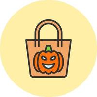 icono de vector de bolsa de compras