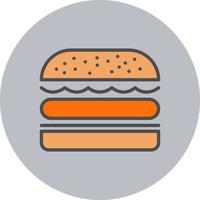 Hamburger Vector Icon