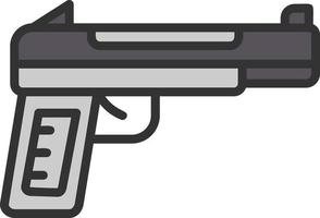 diseño de icono de vector de pistola