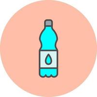 icono de vector de botella de agua