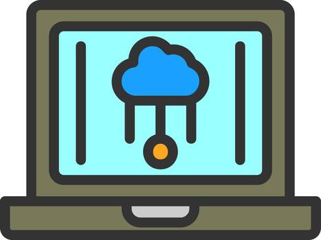 diseño de icono de vector computacional