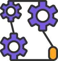 Cogwheels Vector Icon Design