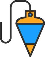 Plumb Bob Vector Icon Design