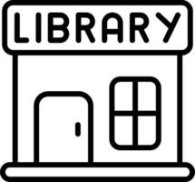 Library Vector Icon Design