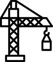 Crane Vector Icon Design