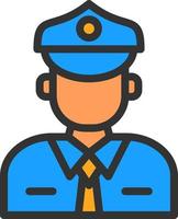 Taxi Driver Vector Icon Design