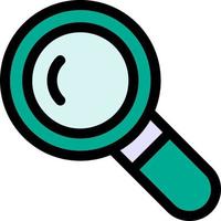 Magnifying Glass Vector Icon Design