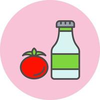 icono de vector de salsa de tomate