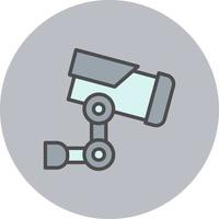 icono de vector de cámara cctv