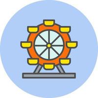 Ferris Wheel Vector Icon