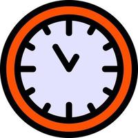 Wall Clock Vector Icon Design