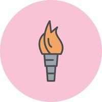 Torch Vector Icon