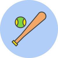 icono de vector de béisbol