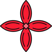 Bouvardia Vector Icon Design