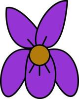 diseño de icono de vector violeta