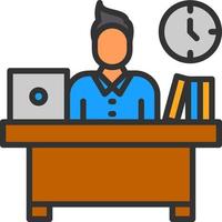 Workplace Vector Icon Design