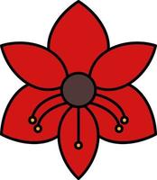 Amaryllis Vector Icon Design