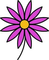 diseño de icono de vector de aster