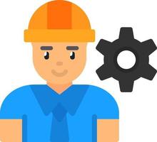 diseño de icono de vector de ingeniero