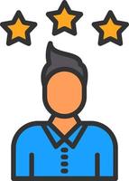 Best Employee Vector Icon Design