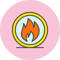 Flame Vector Icon