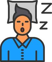 Tired Vector Icon Design