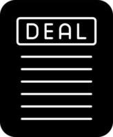 Deal Vector Icon Design