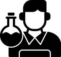 Scientist Vector Icon Design