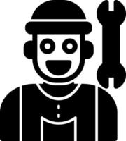 Plumber Vector Icon Design